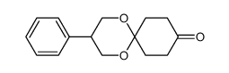 3-phenyl-1,5-dioxaspiro[5.5]undecan-9-one Structure