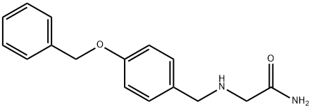 2-({[4-(benzyloxy)phenyl]methyl}amino)acetamide Structure