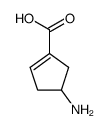 1-Cyclopentene-1-carboxylicacid,4-amino-(9CI) Structure