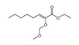 ethyl 2-(methoxymethoxy)oct-2-enoate结构式