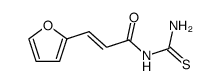 3-(2-furyl)propenoylthiourea结构式