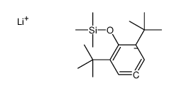 lithium,(2,6-ditert-butylbenzene-4-id-1-yl)oxy-trimethylsilane结构式
