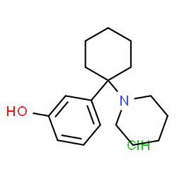 3-hydroxy PCP (hydrochloride)结构式