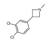 Azetidine, 3-(3,4-dichlorophenyl)-1-methyl- (8CI) Structure
