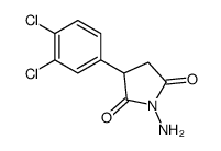 1-amino-3-(3,4-dichlorophenyl)pyrrolidine-2,5-dione Structure