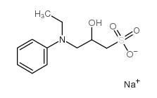 n-ethyl-n-(2-hydroxy-3-sulfopropyl)aniline, sodium salt结构式