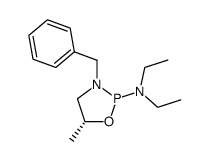 (5R)-3-benzyl-N,N-diethyl-5-methyl-1,3,2-oxazaphospholidin-2-amine Structure