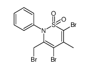 N-Phenyl-1,3-dibrom-2-methyl-4-brommethyl-buta-1,3-dien-sultam-1,4结构式