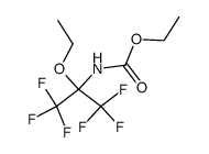 N-α-ethoxyhexafluoroisopropyl-O-ethylurethane结构式