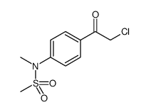 Methanesulfonamide, N-[4-(2-chloroacetyl)phenyl]-N-methyl Structure