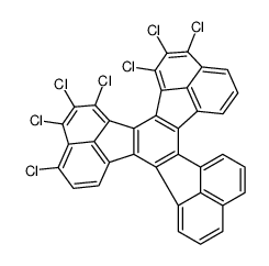 heptachlorodiacenaphtho[1,2-j:1',2'-l]fluoranthene结构式