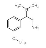 1-(3-methoxy-phenyl)-n1,n1-dimethyl-ethane-1,2-diamine structure