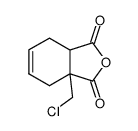 1-(chloromethyl)cyclohex-3-ene-1,2-dicarboxylic anhydride Structure