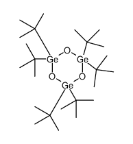 2,2,4,4,6,6-hexatert-butyl-1,3,5,2,4,6-trioxatrigerminane结构式