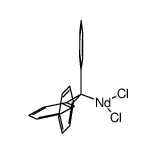 triphenylmethylneodymium dichloride Structure