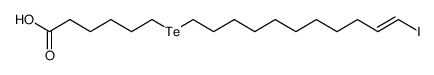 18-iodo-7-tellura-17-octadecenoic acid结构式