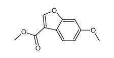 methyl 6-methoxybenzofuran-3-carboxylate结构式