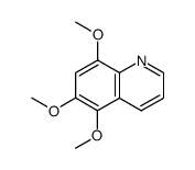 5,6,8-trimethoxyquinoline Structure
