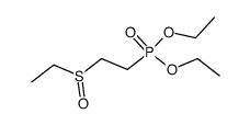 β-diethoxyphosphorylethyl ethyl sulphoxide结构式