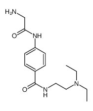 4-[(2-aminoacetyl)amino]-N-[2-(diethylamino)ethyl]benzamide Structure