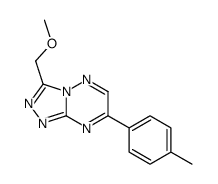 3-(methoxymethyl)-7-(4-methylphenyl)-[1,2,4]triazolo[4,3-b][1,2,4]triazine结构式