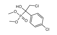 dimethyl (2-chloro-1-(4-chlorophenyl)-1-hydroxyethyl)phosphonate Structure