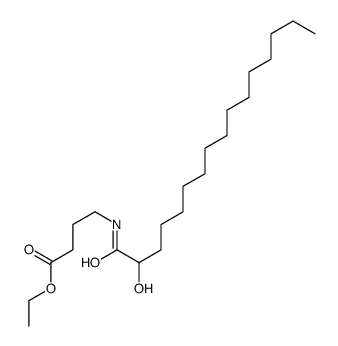 ethyl 4-(2-hydroxyhexadecanoylamino)butanoate Structure