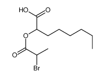 2-(2-bromopropanoyloxy)octanoic acid结构式