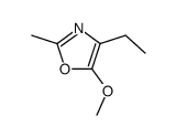 4-ethyl-5-methoxy-2-methyl-1,3-oxazole结构式