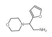 2-Furan-2-yl-2-morpholin-4-yl-ethylamine structure