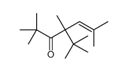 4-tert-butyl-2,2,4,6-tetramethylhept-5-en-3-one Structure