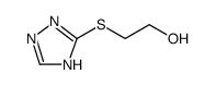 Ethanol, 2-(1H-1,2,4-triazol-5-ylthio)结构式