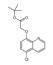 tert-butyl 2-(5-chloroquinolin-8-yl)oxyacetate结构式
