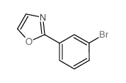 2-(3-溴苯基)-噁唑结构式