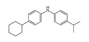 N-(4-Cyclohexylphenyl)-4-isopropylbenzenamine structure