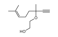 2-(3,7-dimethyloct-6-en-1-yn-3-yloxy)ethanol Structure