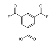 Benzoic acid, 3,5-bis(fluorocarbonyl) Structure