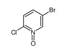 5-Bromo-2-chloropyridine N-oxide Structure