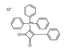 (3,4-dioxo-2-phenylcyclobuten-1-yl)-triphenylphosphanium,chloride Structure