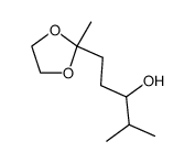 6,6-ethylenedioxy-2-methyl-hept-3-ol Structure