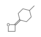 2-(4-methylcyclohexylidene)oxetane Structure
