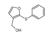 (2-phenylsulfanylfuran-3-yl)methanol Structure