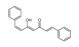 5-hydroxy-1,7-diphenylhepta-1,4,6-trien-3-one Structure