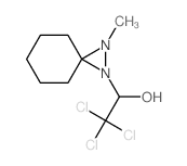 1,2-Diazaspiro[2.5]octane-1-methanol,2-methyl-a-(trichloromethyl)-结构式