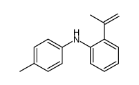 N-(4-methylphenyl)-2-prop-1-en-2-ylaniline结构式