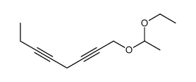1-(1-ethoxyethoxy)octa-2,5-diyne结构式