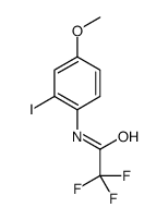 2,2,2-trifluoro-N-(2-iodo-4-methoxyphenyl)acetamide结构式