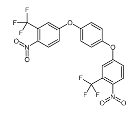 1-nitro-4-[4-[4-nitro-3-(trifluoromethyl)phenoxy]phenoxy]-2-(trifluoromethyl)benzene Structure