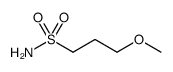 3-methoxypropane-1-sulfonamide结构式