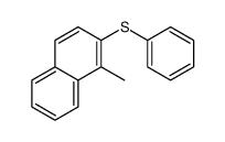 1-methyl-2-phenylsulfanylnaphthalene Structure